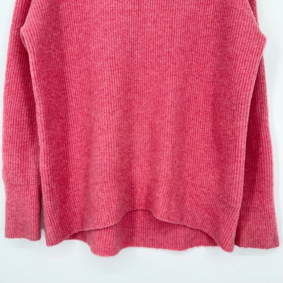 THEORY Karenia Turtleneck Sweater Merino Wool Blend Oversized Chunky Knit - Picture 6 of 10